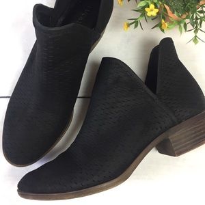 brooklin perforated suede bootie
